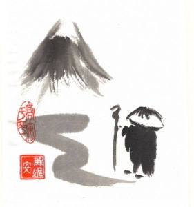 climbing the mountain